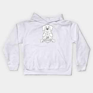 Smaller Print - Chaotic Good Boy Kids Hoodie